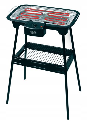  Érintkezős, összecsukható elektromos grill Adler AD 6602 fekete 2400 W