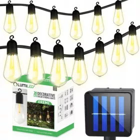   Fényfüzérek - SOLAR GARLAND VILÁGÍTÁS LED PANEL ÁTLÁTSZÓ