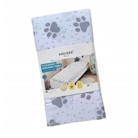   Lepedő  - Lemez egy gumiszalaggal, mancsokkal, smukee 90x200 cm