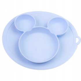   Tál, csészealj csecsemőknek - Szilikon szőnyeg rekeszekkel lágy Blw lemez
