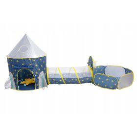 Aga4Kids gyereksátor mászóalagúttal, rózsaszín