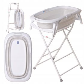   Baba fürdőkád - Primabobo lili baba egy állványtal összehajtva