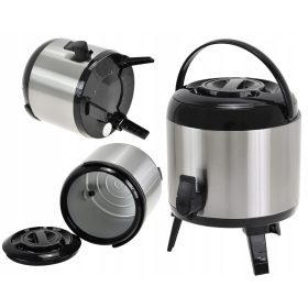    Metlex termosz italokhoz, GASTRONÓMIAI TERMÓZUSOK, 5,5 l, ezüst