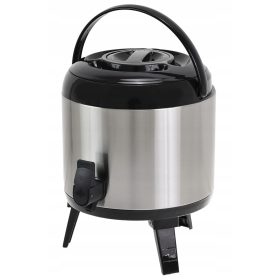   Termosz, hőtároló - Metlex termosz italokhoz, GASTRONÓMIAI TERMÓZUSOK, 5,5 l, ezüst