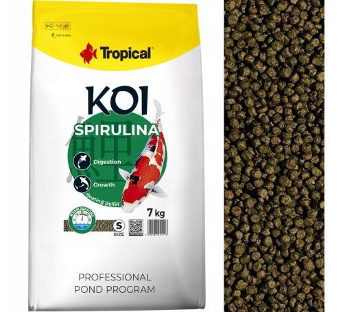  Trópusi haleledel 45111 Koi Spirulina 7 kg
