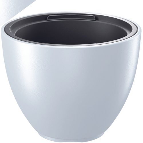  Virágcserep DTU24 57 cm x 57 x 43,5 cm átmérő 56,9 cm műanyag fehér