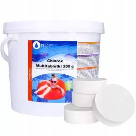   Medence kémia - 10 az 1-ben MULTIFUNKCIÓS KLÓRTABLETTA 200g POOL 3KG