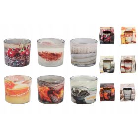   Gyertya - Paraffin illatos gyertya Home Aroma illatos gyertya 6 db.