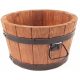  Drewdon virágcserép 35 cm x 35 x 21 cm átmérőjű 35 cm barna és bézs fa árnyalatai