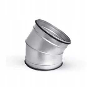   Légcsatorna - KÖNYÖK 30° Ø 200 tömítésekkel, horganyzott SPIRO WALTER