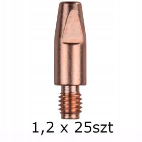   Hegesztőpisztoly - MIG MIG MI6 CURUNT TIP. 28 mm hosszú 1,2 mm -es 25 db