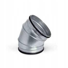   Légcsatorna - KÖNYÖK tömítéssel 60 fokos Ø 200 horganyzott SPIRO WALTER