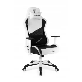    Sense7 Spellcaster Senshi Edition XL játékszék, fehér ekobőr