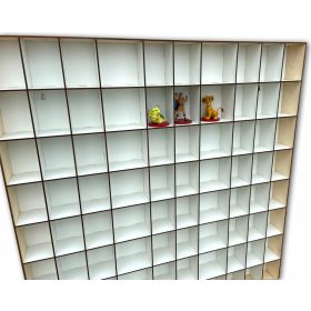   Polc a gyerekszobába - Polc 80 audiofigurához a Deagostini -től - fehér