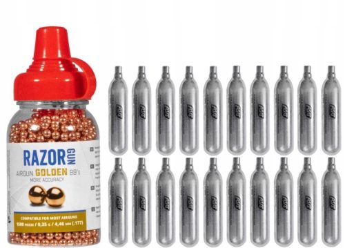 Patronok légpuskához - Airsoft labdák 0,23 g 4350 db KILO9 biológiailag lebomló