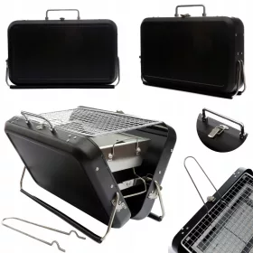   Faszenes grill - Mobil grill piknik bőrönd bushkraft bőrönd