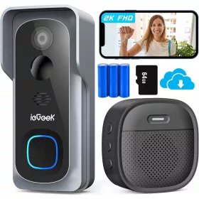 2K 3MP WIFI VIDEO AJTÓTELEFON KAMERA AJTÓ AJTÓTELEFON SD