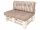  Hobbygarden párna 80 x 120 x 12 szürke