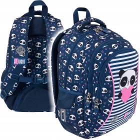   Hátizsák az iskolába - Iskolai hátizsák az 1. osztályú St.Right BP26 Love Panda számára