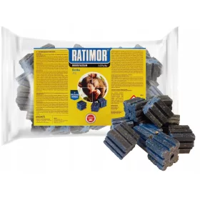   Madárijesztő, állatriasztó - 1kg RATIMOR EGÉR MÉRGEZŐ PATKÁNY VOLES KOCKA