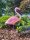  Kerti figura Flamingo rózsaszín madár hajtott, álló nagy dísz