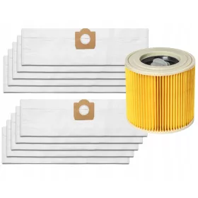    Szintetikus porszívótáska KARCHER WD 3, WD 3.200 MV 3, SE 4001 11 db.