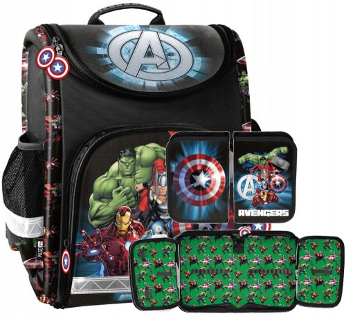 Iskolai aktatáska - Iskolai táska Marvel Avengers egy fiú számára 1-3