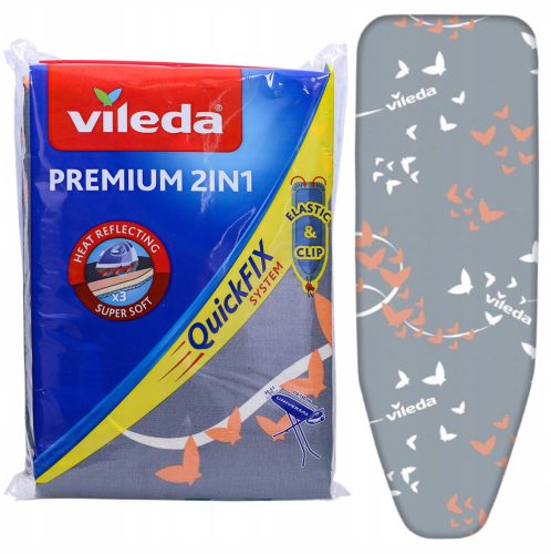 Vasalódeszka huzat - Vileda Premium 2in1 szürke borító