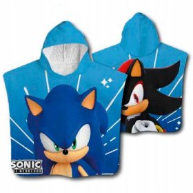   Baba törölköző kapucnival - Törölköző Poncho 50x100cm Sonic Shadow Poncho
