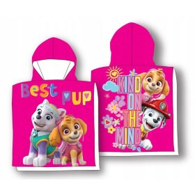   Baba törölköző kapucnival - Poncho törülköző járőr Skye gyermekeknek 50x100