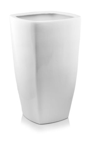Virágcserepek - Polnix virágcserép 57 cm x 29 x 57 cm átmérője 29 cm kerámia fehér