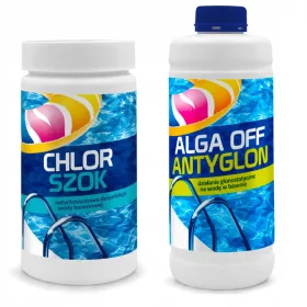   Medence kémia - Alga az Antiklon 1L + klór sokkkémiájának a medencéhez