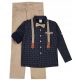 Gyerek öltöny - Elegáns öltöny 4-Cz Navy Blue Bézs 7 J4S
