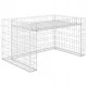 Gabion - Garázs egy virágcserépes fűnyíróhoz, 110x80x60 cm, acél