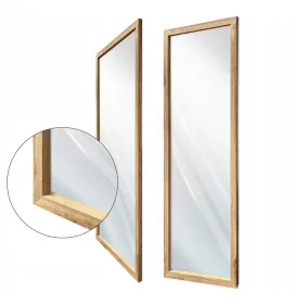   Fürdőszoba tükör - Manufaktura Ram fali tükör, téglalap, 650 x 1550 mm