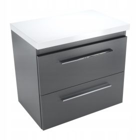    Paplinskimoebel Sycylia 50 fürdőszobai szekrény 40x60,5x55,1 cm grafit felsővel