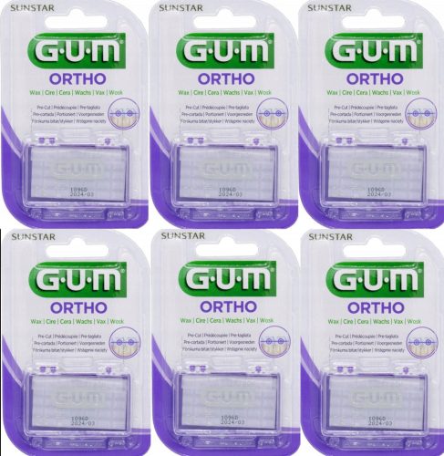  Gum Sunstar Orthodontic Wax Neutral – Fogszabályozó fogszabályzó viselése közbeni kellemetlenségek enyhítésére