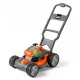 Gyermek kerti szerszámok - Husqvarna HU800 AWD fűnyíró 35x22 cm szürke