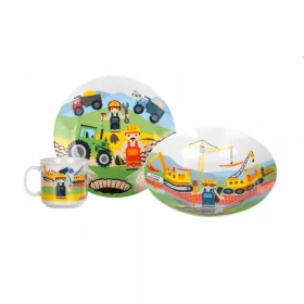   Edénykészlet, evőeszköz egy csecsemő számára - Ételkészlet gyermeklemezekhez+csészeépítők