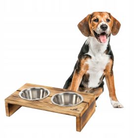    Két fémtálból álló készlet, barna árnyalatok, ezüst, 0,9 l