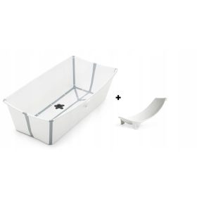   Baba fürdőkád - Flexi Bath X nagy fehér Stokke Baths+ beszúrás