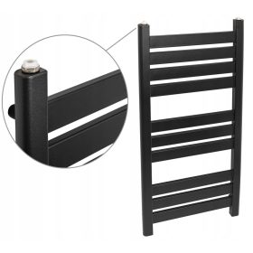    Komin-Expert vizes fürdőszobai radiátor 365 W 445 x 970 mm fehér, fekete, szürke