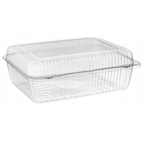   Eldobható étkészlet - Nagyméretű PET műanyag edények süteményekhez és ételekhez