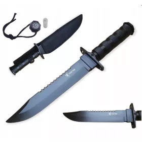   Kés, machete - Rambo Finka Tactical Knife + Survival 35C kiegészítők