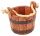 Drewdon virágcserép 22 cm x 25 x 20 cm átmérőjű 22 cm barna és bézs fa árnyalatai
