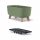  Prosperplast virágcserép 58 cm x 24 x 23,5 cm műanyag árnyalatú zöld