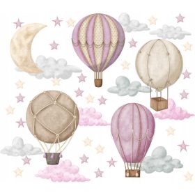   Gyermek falragaszok - Falmatricák gyermekek számára a rózsák felhők