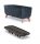Prosperplast DGCL600E-S433 virágcserép fekete 58x24x23,5 cm
