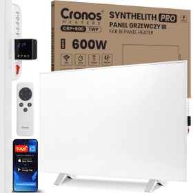  IR fűtőpanel CRONOS Synthelith PRO CRP-600TWP TUYA fehér