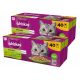 Konzerv macskáknak - Whiskas felnőtt 80x85 g ízek keveréke